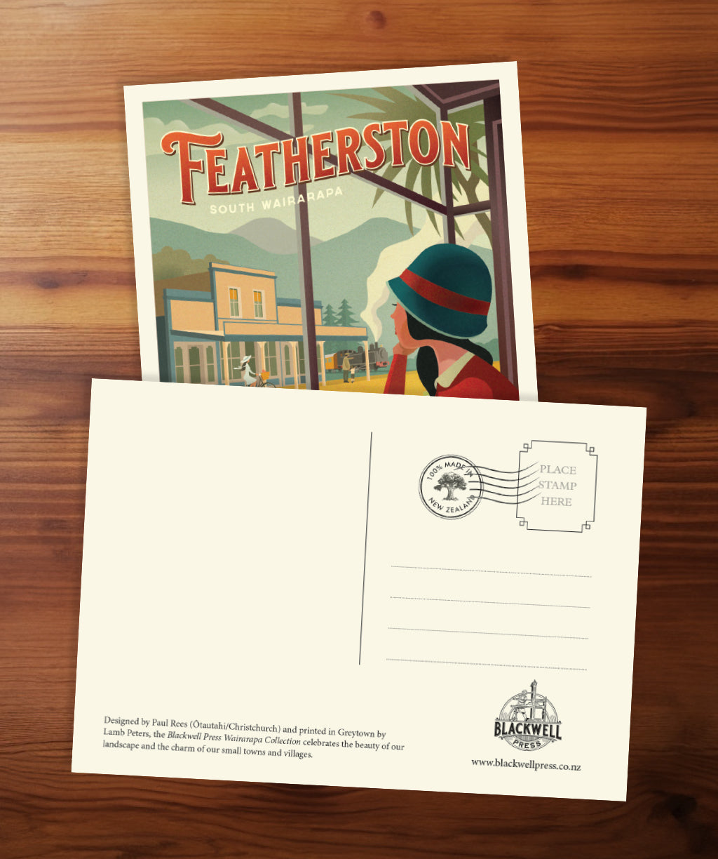 Featherston Reader Postcard
