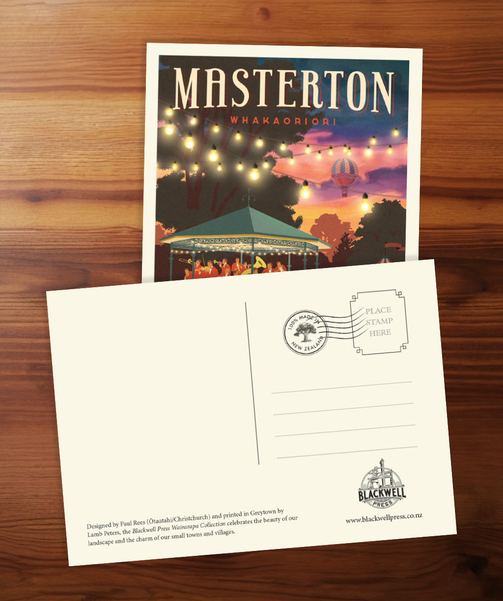 Masterton Queen Elizabeth Park Postcard