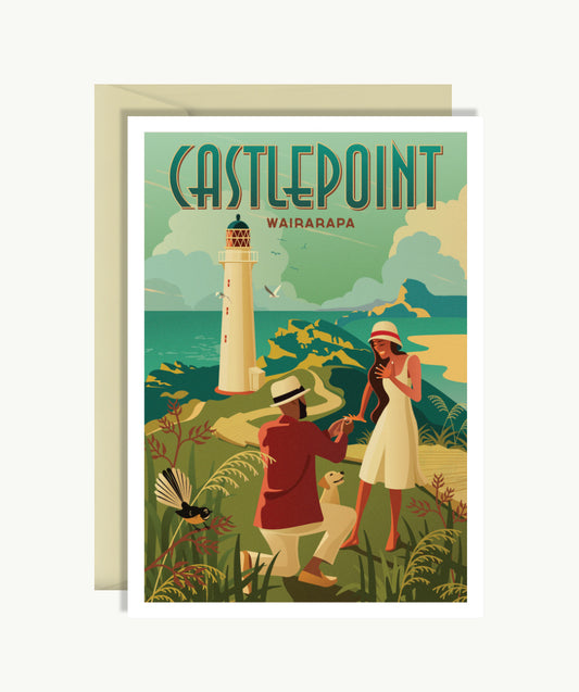 Castlepoint Proposal Greeting Card