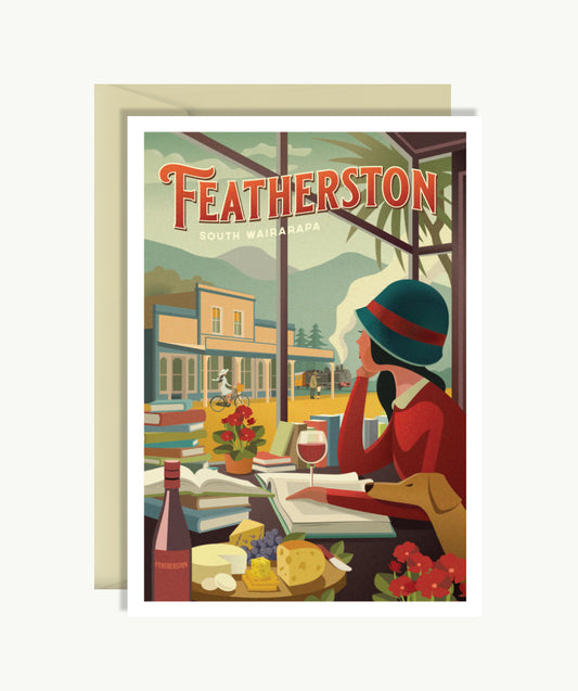 Featherston Reader Greeting Card