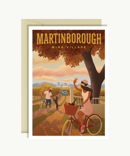 Martinborough Wine Village Greeting Card