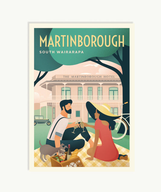 Martinborough Picnic Postcard