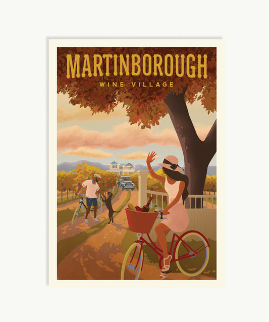 Martinborough Wine Village Postcard